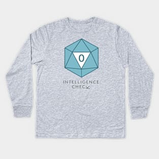 Intelligence Check Kids Long Sleeve T-Shirt